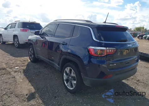 2019 Jeep Compass Limited 4X4 из США, поврежденный, VIN 3C4NJDCB1KT791779